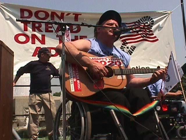 Johnny Crescendo singing in 1999